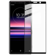 Compatibel met Sony Xperia 5 - IMAK Full Coverage gehard glazen schermbeschermer