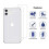 Protection d'écran arrière compatible avec iPhone 11, 9H, ajustement parfait, haute définition, transparente 2