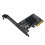 Scheda di espansione USB 3.2 GEN2X2 20Gbps PCIE4X Adattatore TYPE-C Frontale A-KEY/TYPE-E 2
