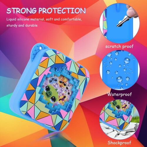 Θήκη σιλικόνης για Bitzee Magicals Digital Pet, προστατευτικό δέρμα κατά των πτώσεων με 2