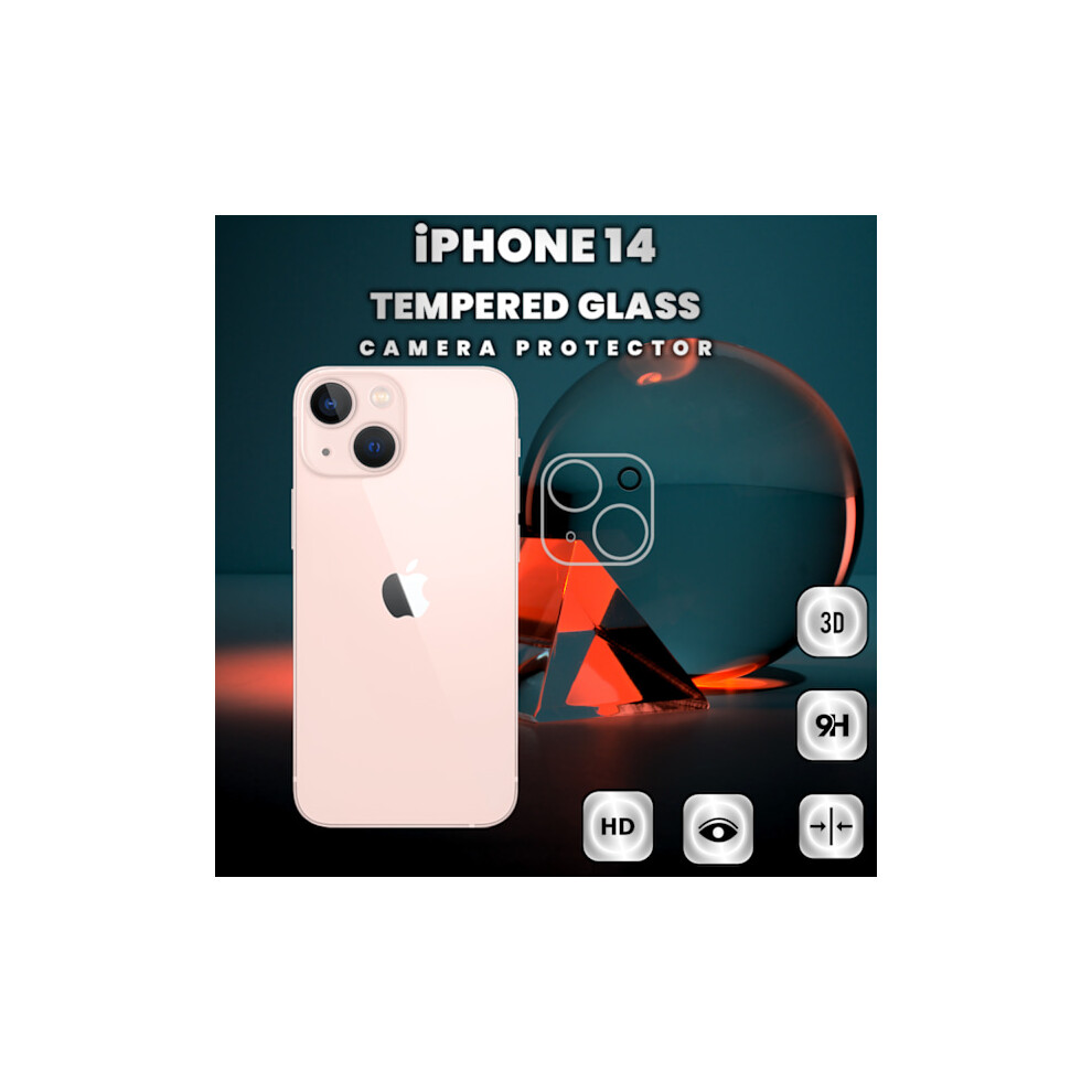 Compatible With Iphone 14 Lens Protector - 9H Tempered Glass - Super Quality 3D Lens Protector 9395123406060