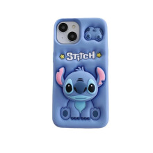 (Compatible avec Samsung S21) Coque de téléphone en silicone Lilo et Stitch