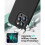 Compatible avec iPhone 14 Pro Max, coque en silicone noir mat caoutchouté 2