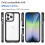 Coque Hybrid Edge compatible avec iPhone 14 Pro Noir 2