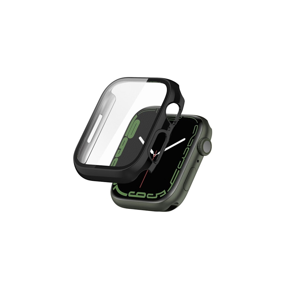 Compatible With Apple Watchwith Apple Watch Series 7 / 8 / 9 45Mm Case And Screen Protector - Black 9395123406121