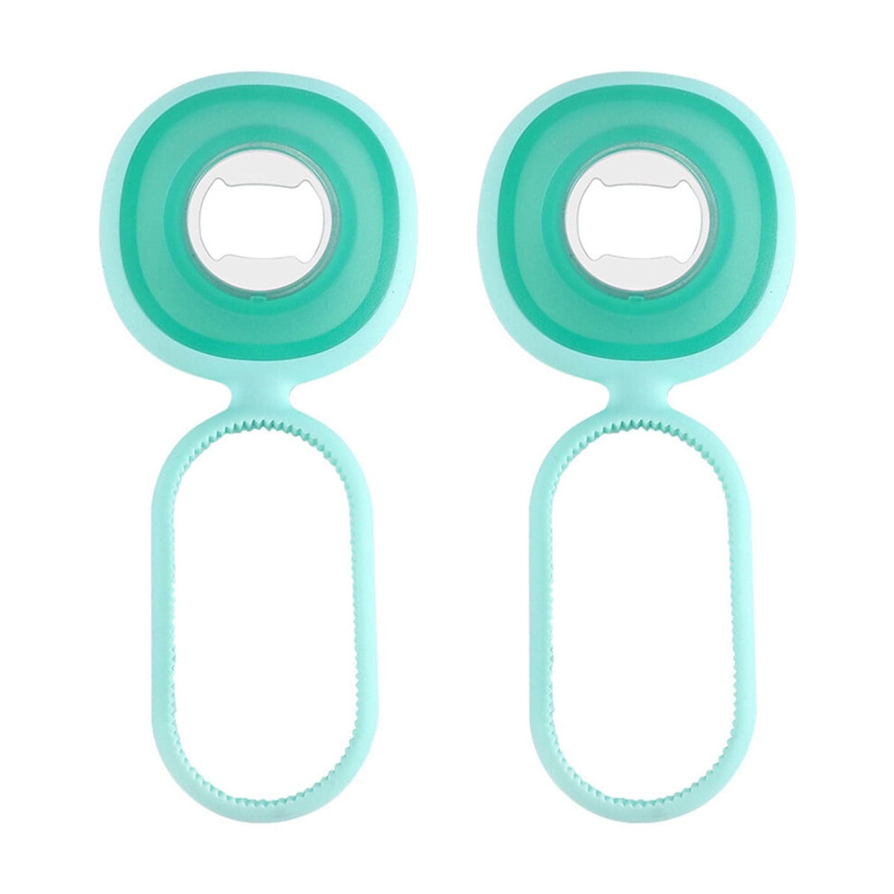Capino 2 Pcs 3-in-1 Multifunctional Bottle Opener for Weak Hands, Seniors, Arthritis, Non-slip Grip, compatible with screw caps