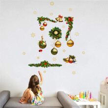 Décoration de sapin de Noël : étoile à cinq branches en relief, autocollants