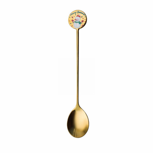 Stainless Steel Tableware Creative Cute Christmas Star Spoon Fruit Fork Coffee Dessert Spoon