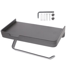 Porta carta igienica da parete, dispenser di carta igienica per bagno, portaoggetti per WC