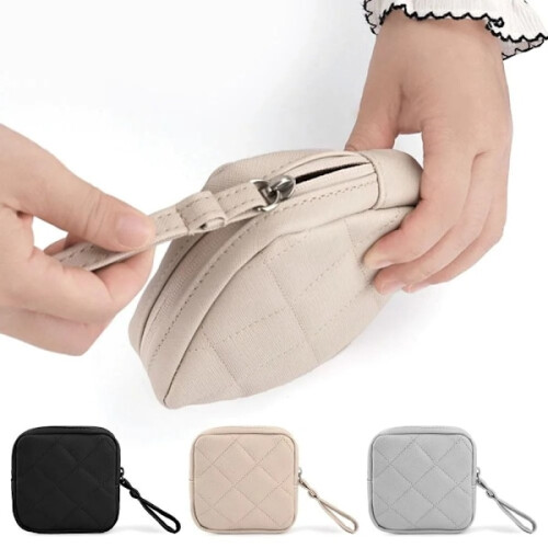Bolsas sanitarias mini para cosméticos GRIS 2