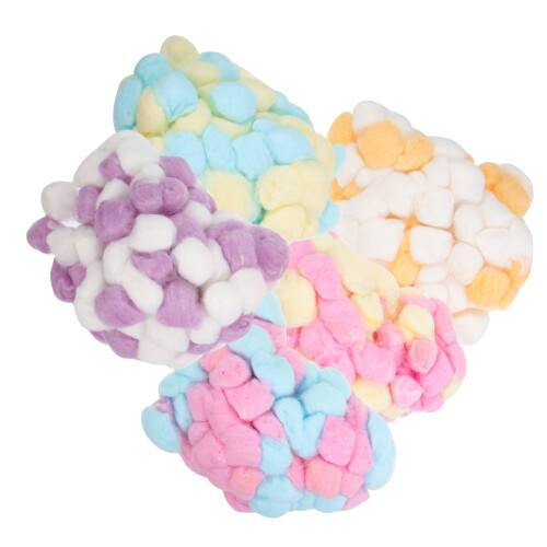 Bolas de algodón de colores a granel para manualidades - 500 unidades 2