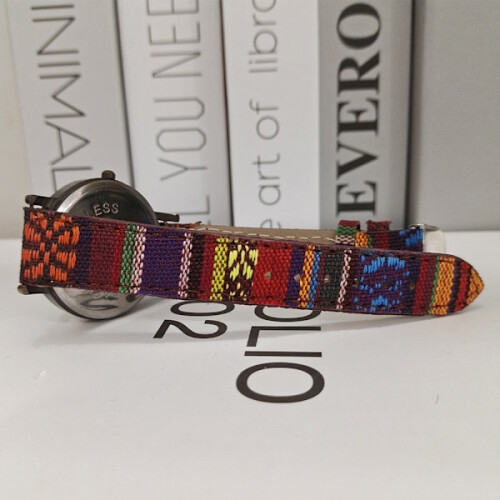 Ρολόι Boho Rainbow με Μηχανικό Χαλαζία και Δώρα για Γυναικεία Κοσμήματα - Ανοιχτό 2