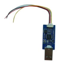 Módulo de captura de sinal analógico CVBS para USB, convertendo-o em digital. Compatível com câmeras USB Android, plug and play gratuito.