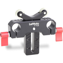 Support d'objectif en forme de Y, support pour téléobjectif avec poulie intégrée, pour appareil photo reflex numérique à épauler