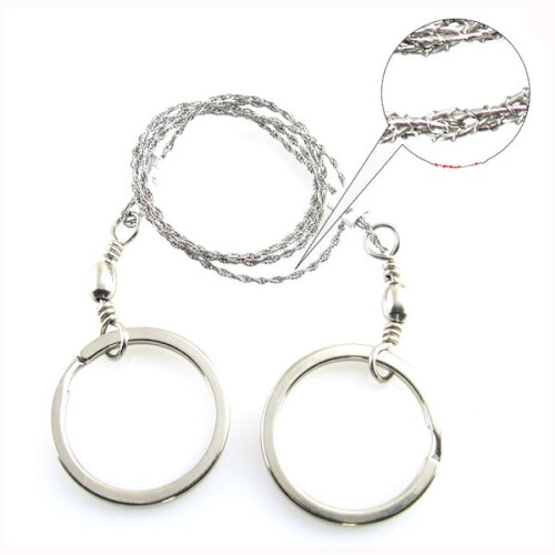 Powerful Wire Saw Camping Saw Survival Tool Silver 1