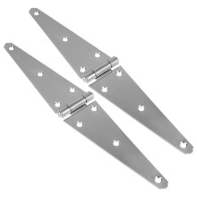 Zawiasy paskowe Mizh2pcs 100mm, wytrzymałe, do bram, ozdobne, zawiasy paskowe