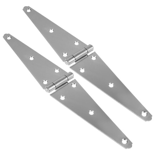 Mizh2pcs μεντεσές με ιμάντα, μεντεσές βαρέως τύπου 100 χιλιοστών, διακοσμητικός