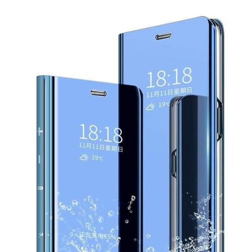 Étui à rabat compatible avec Samsung S24 Ultra bleu