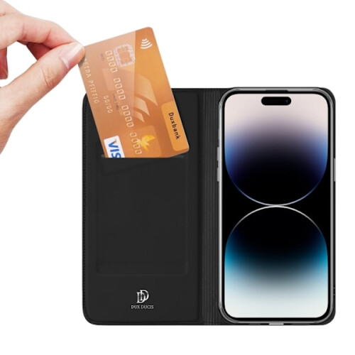 DUX DUCIS compatible avec iPhone 15 Pro Max Coque Skin Pro Noir 2