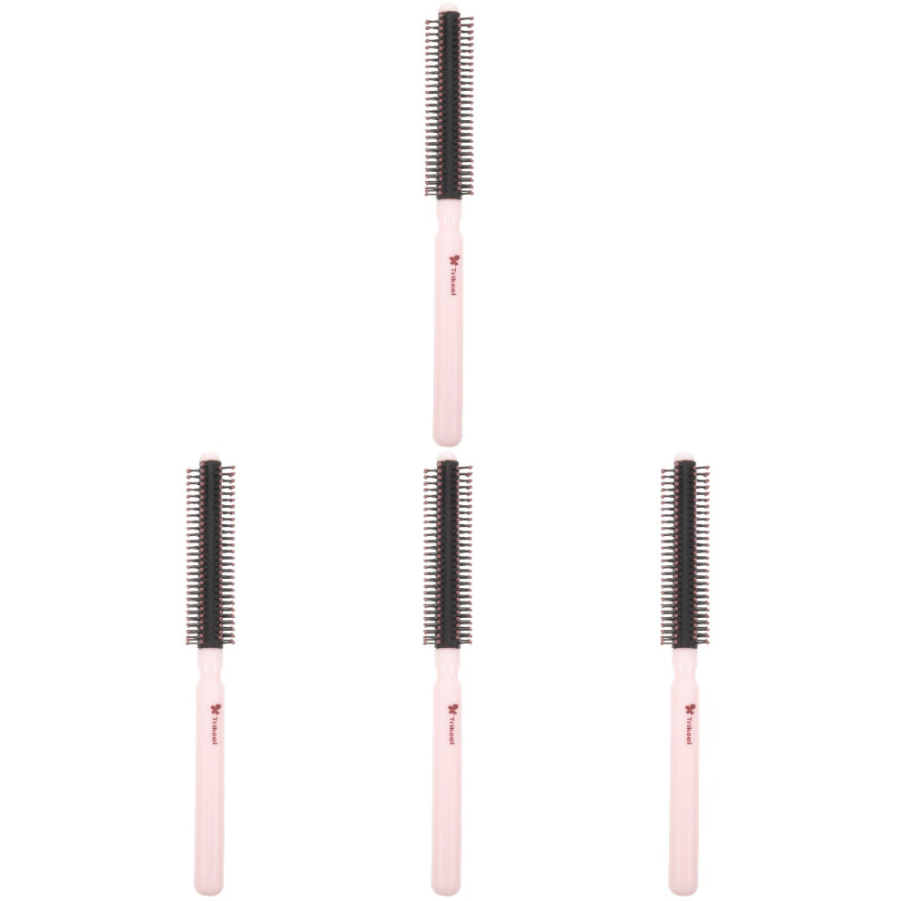4pcs Small Round Brush Hair Blow Drying Brush Roller Hair Styling Brush Curling Brush