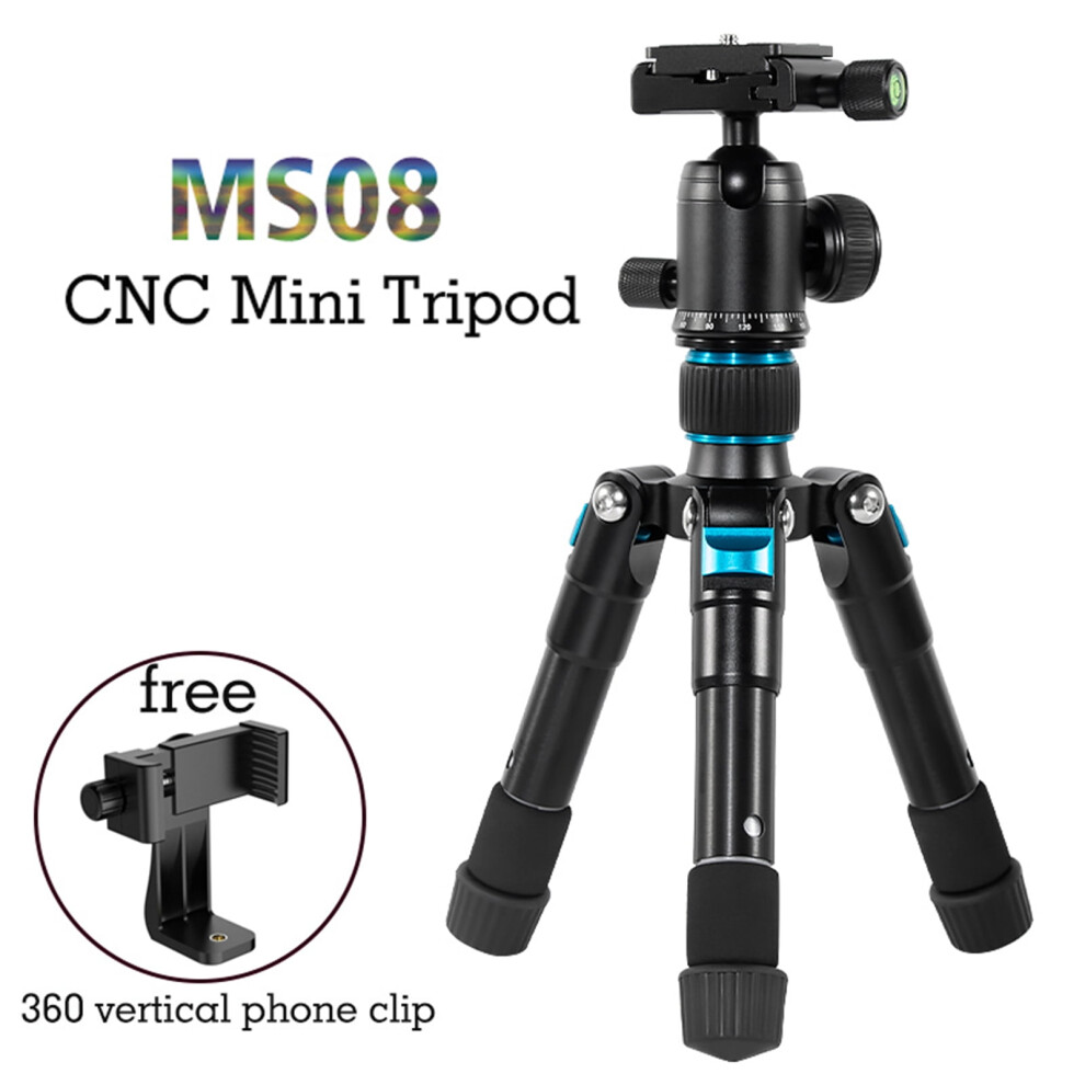Susuchens Camera Tripod Universal Steady Non-Slip Folding Dslr Camera Cell Phone Tripod For Photography Black 9395123602776
