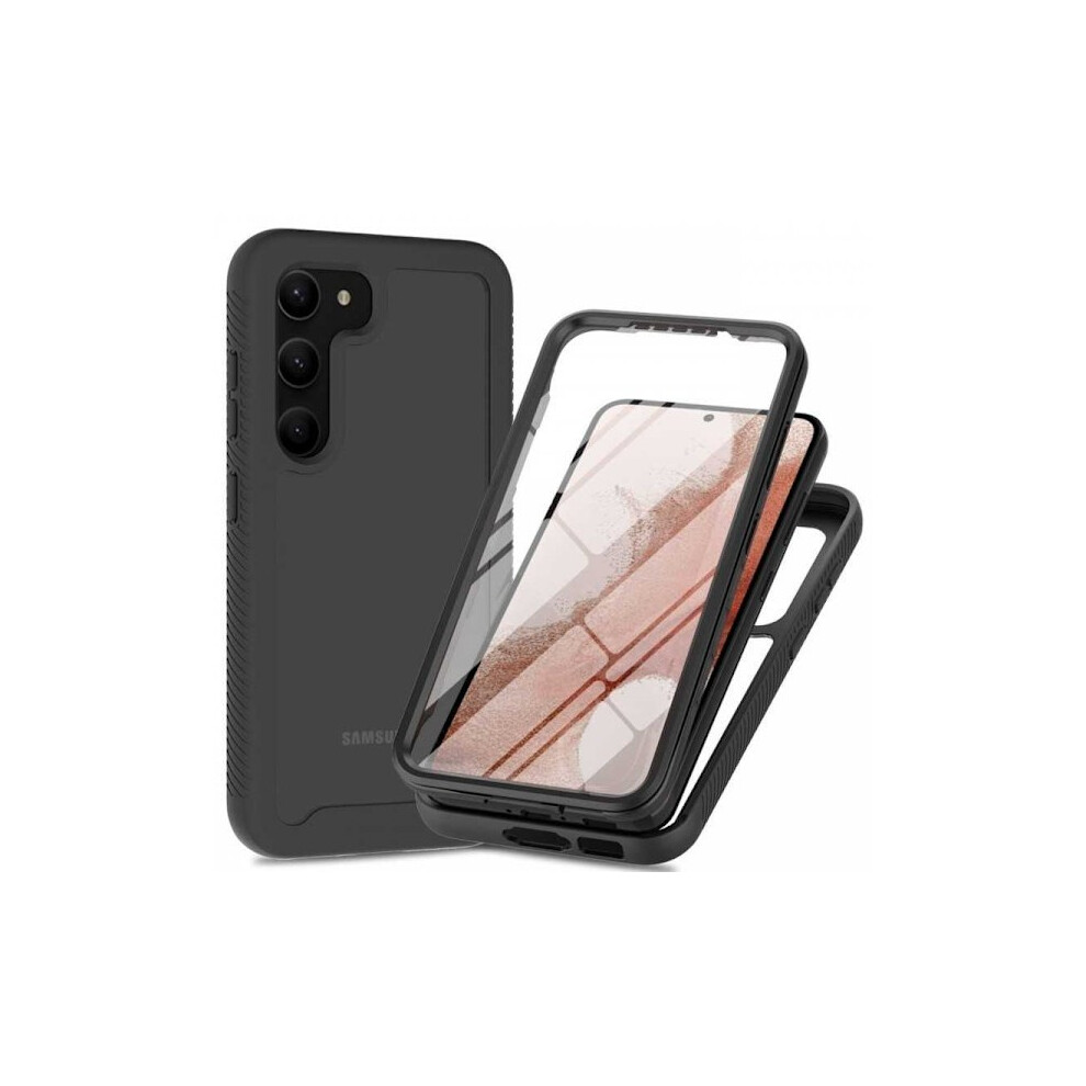 Compatible With Samsung S23 Full Coverage Premium 3D Case Threesixty Transparent 9395123603933