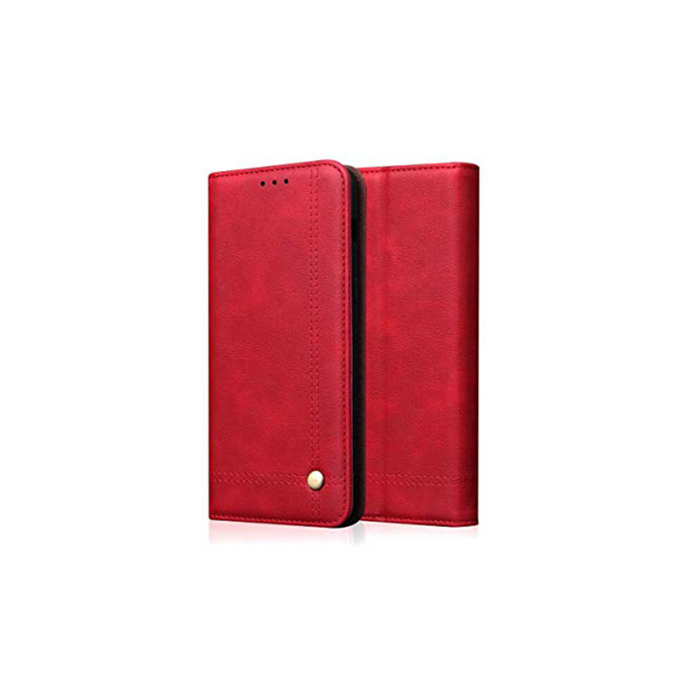 Robust Leman Wallet Case - Compatible With Huawei Y6 2019 Red 9395123604275