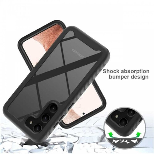 Kompatibilné s Samsung S23 Full Coverage Premium3D kryt ThreeSixty priehľadný 2