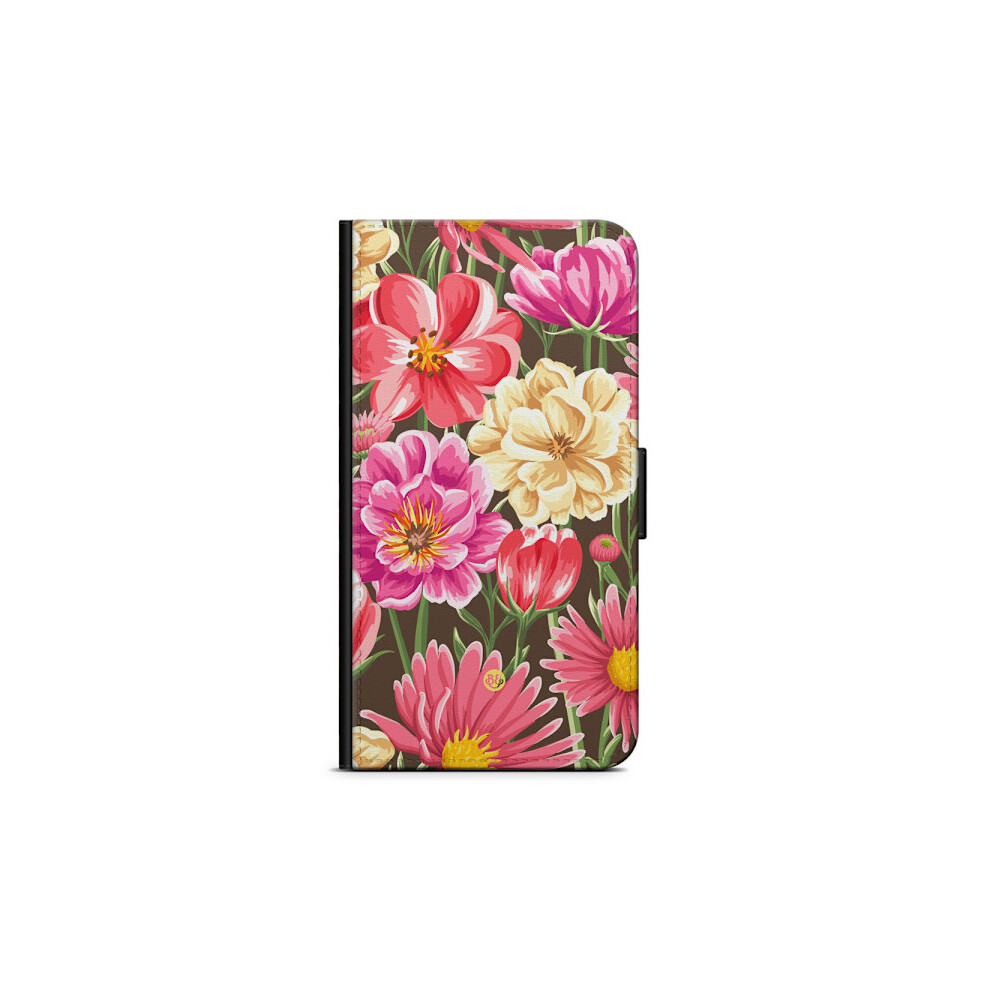 Bjornberry Case Compatible With Samsung Galaxy Note 4 - Seamless Flowers 9395123604169