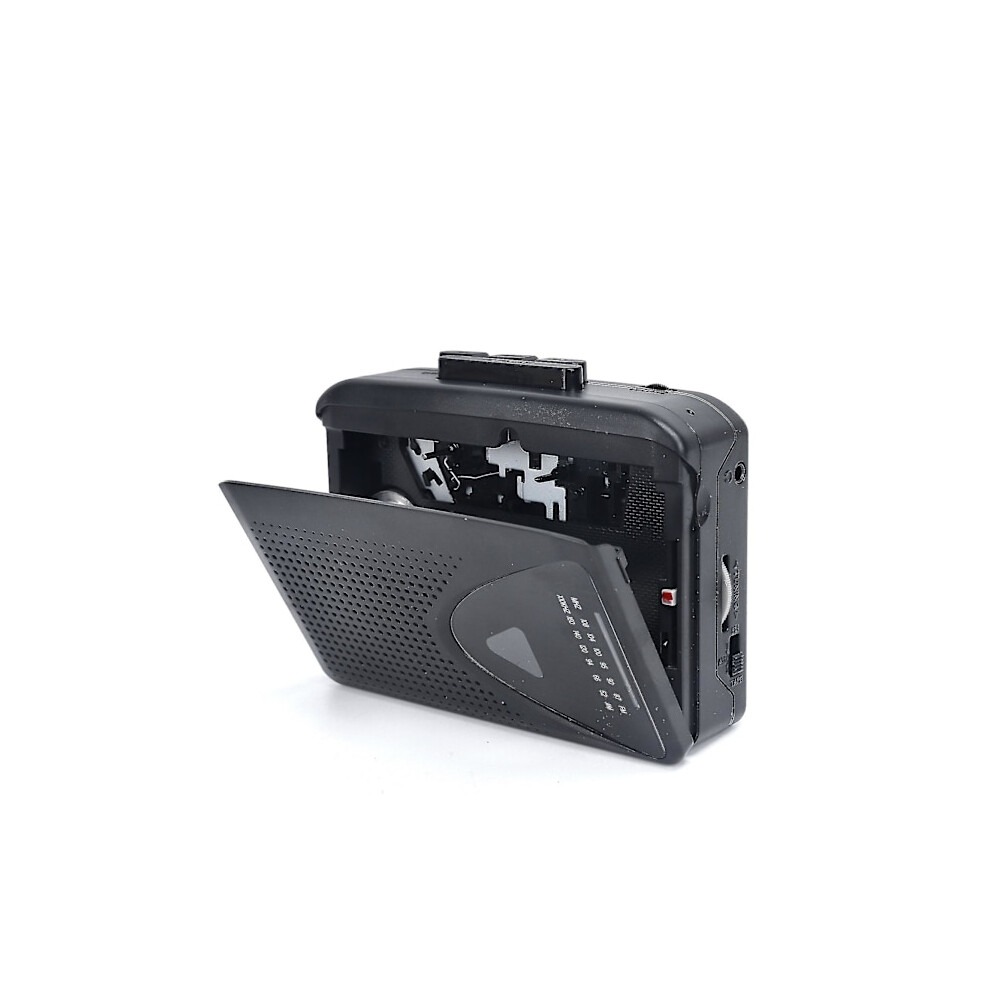 Cassette Player Walkman Cassette Player Portable Speaker Multiple Power Sources Amfm Radio Black 9395123705071