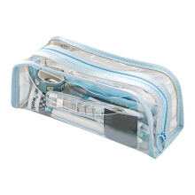 Back to School Supplies Under $1 ZKCCNUK Pencil Pouch Large Capacity Transparent Multifunctional Stationery Portable Pencil Case