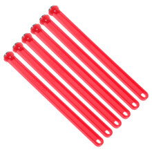 Lot de 6 pinces à couvercles pour bocaux de conserve, outils de cuisine et de ménage, aimant ABS rouge