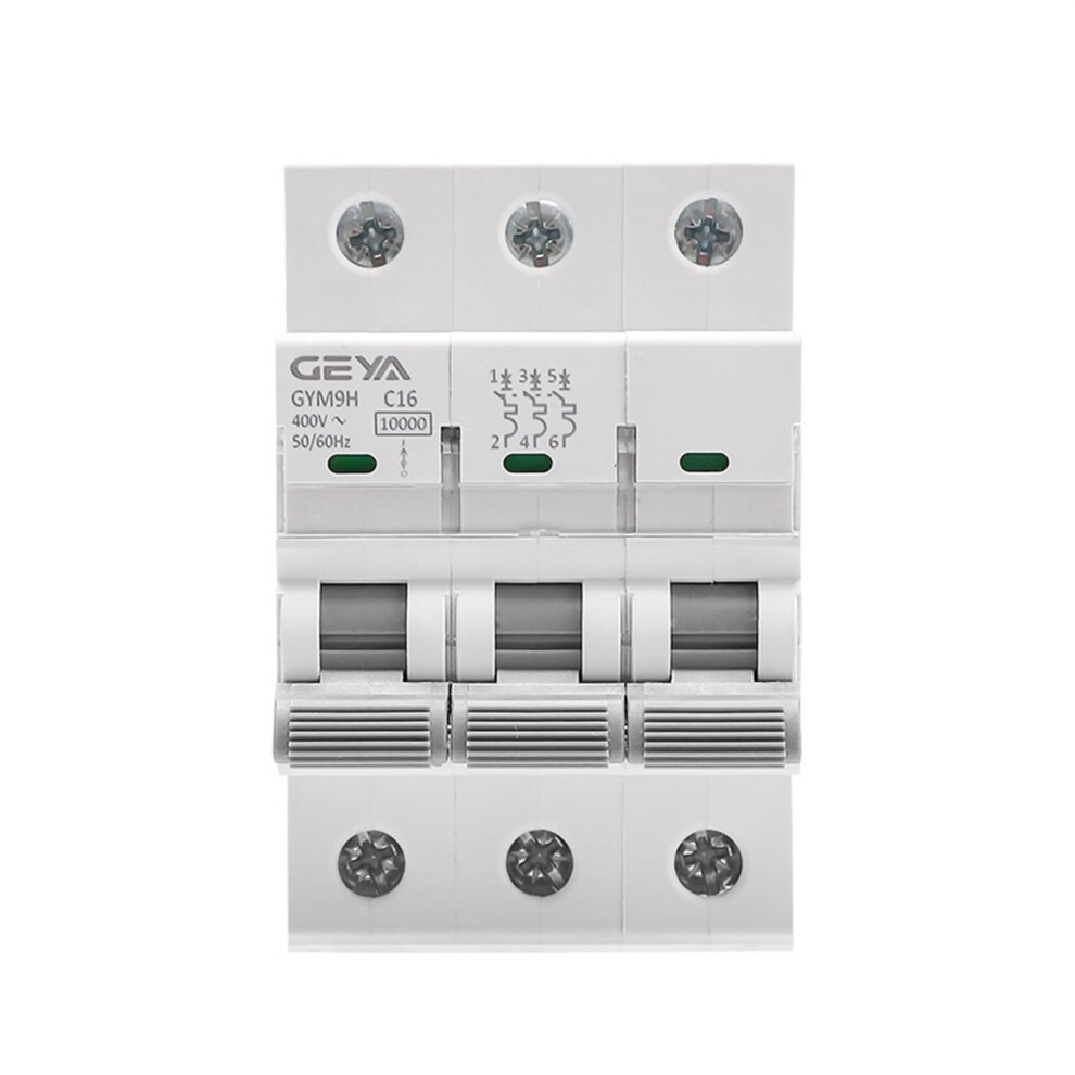 3 Pole C Curve Mcb 20A 10Ka 400V Din Rail Circuit Breaker For Threephase Overload Protection 9164114618139