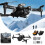 Jacenvly2024Wifi FPV Drone με κάμερα HD 1080P, διατήρηση ύψους, πτυσσόμενο τετρακόπτερο RC, 1