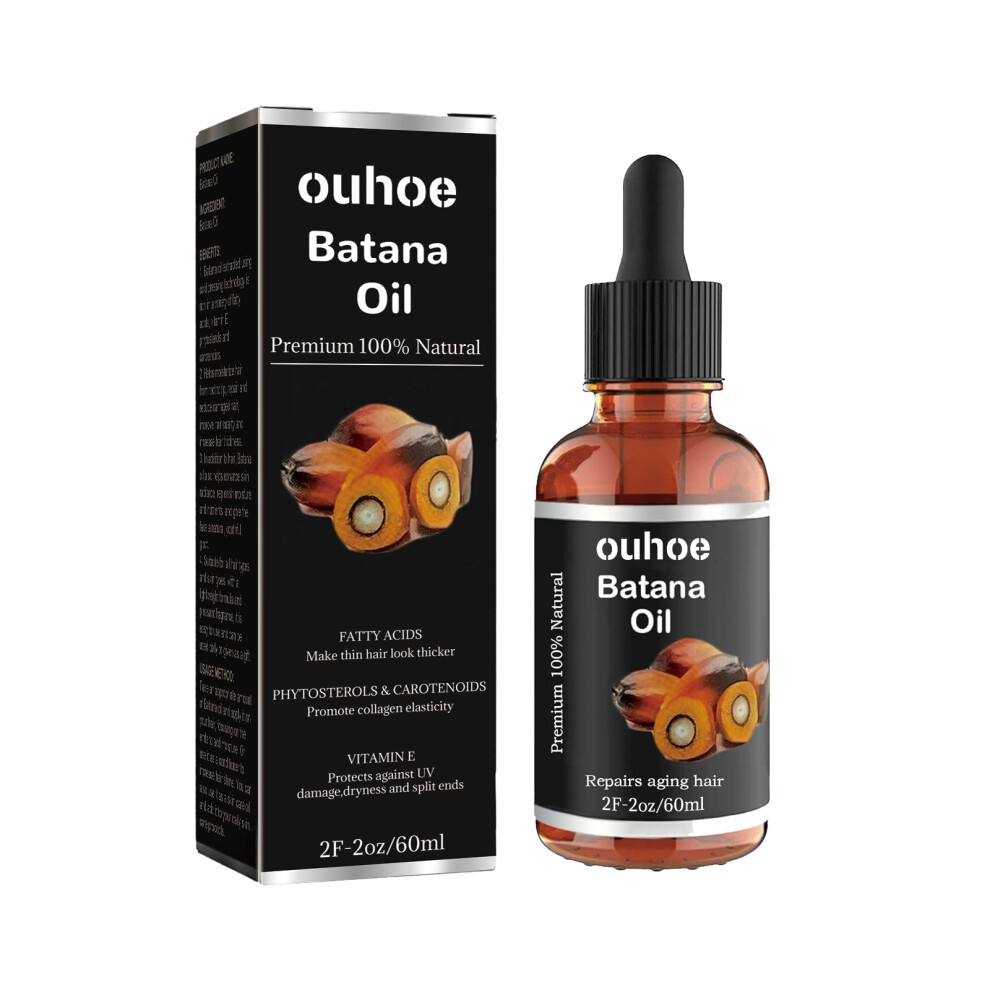 Batana Hair Oil Hair Thickening Serum for Growth Deep Hydration Damage Repair and Shine