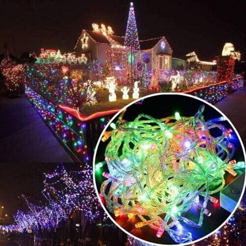 HESHENG300LEDs98ft Φώτα σε σειρά με νεράιδα Φώτα πρίζας Χριστουγεννιάτικο πάρτι 2
