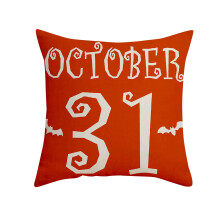 Μαξιλαροθήκες Halloween 18x18 ιντσών, σχέδιο κολοκύθας και γάτας, τετράγωνες