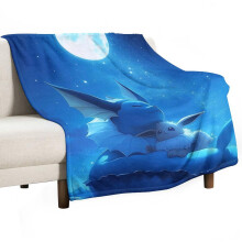Couverture V-aporeon Queen Size, compatible avec la décoration de lit, en flanelle peluche ultra douce, légère et confortable pour filles et