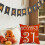 Μαξιλαροθήκες Halloween 18x18 ιντσών, σχέδιο κολοκύθας και γάτας, τετράγωνες 4