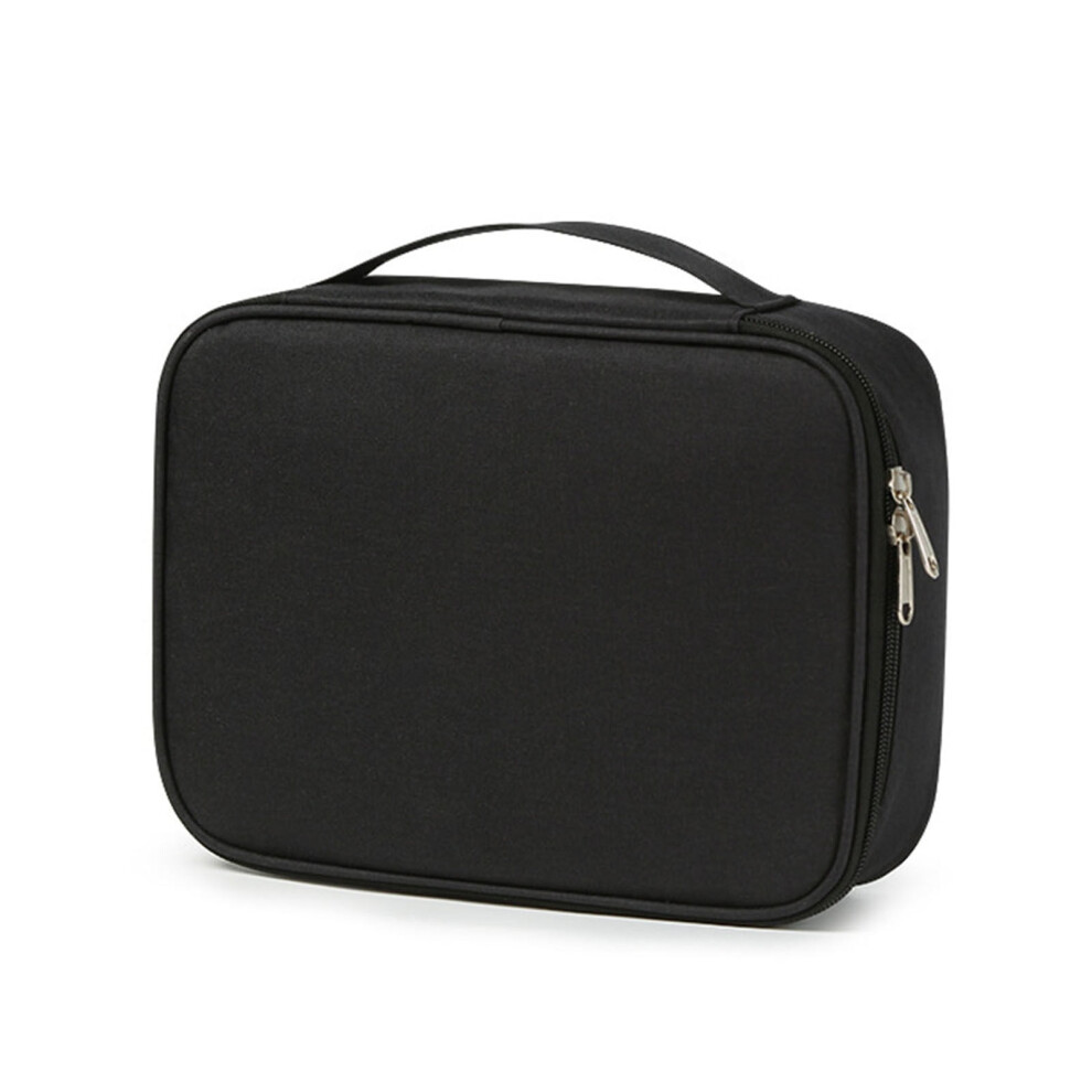 Gardenne Cable Organizer Bag, Large Capacity Double Layer, Removable Partition, Waterproof Oxford, Compatible With Chargers & Cords 9395123710051