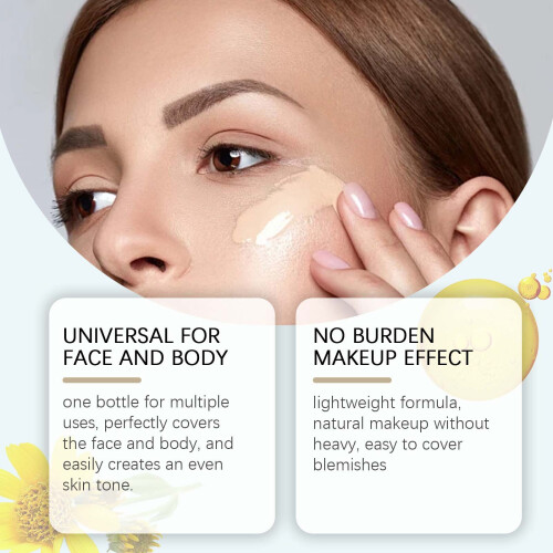 Long Lasting Full Coverage Concealer for Medium Skin Tones with Hydrating Formula 2
