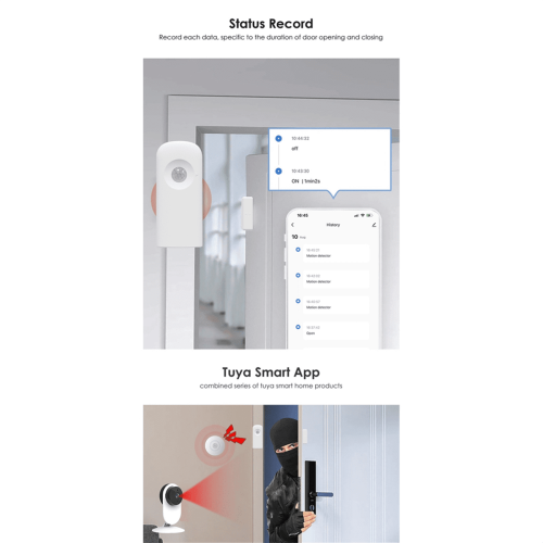 WiFi-dørsensor Smart vindu Dørsensor Alarm, kontaktsensor 1