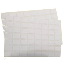 15 sheets of price tags for stores 12x18 mm