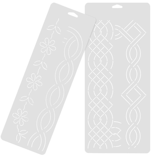 Gongxipen Sewing Patchwork Template Quilting Stencil Set 2