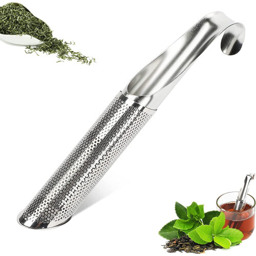 Stainless Steel Tea Diffuser , Tea Strainer Stick For Loose Tea , Stainless Steel Diffuser For Tea , Coffee, Spices , Rose