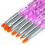 7pcs Acrylic/UV Brushes Nails - Pink 4