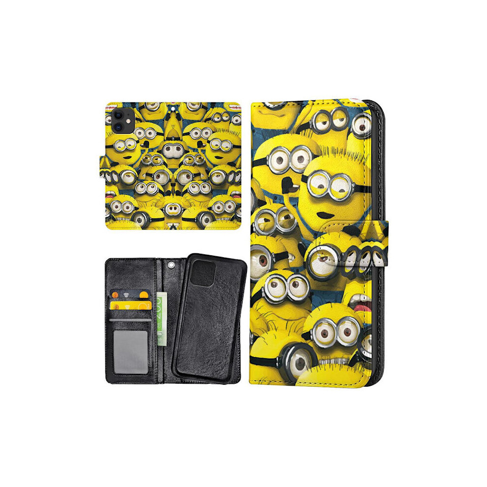 Compatible With Iphone 11 - Wallet Case/Case Minions 9110895157015