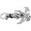 Climbing hook, stainless steel grapple climbing foldable multi-f 5