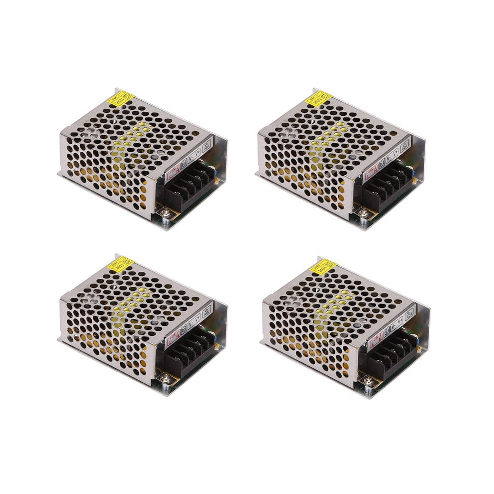 4X 24V 1A Switch Power Supply Led Transformer 25W Led Strip Switch Driver For Cctv Led Strip Silver 9071309650549