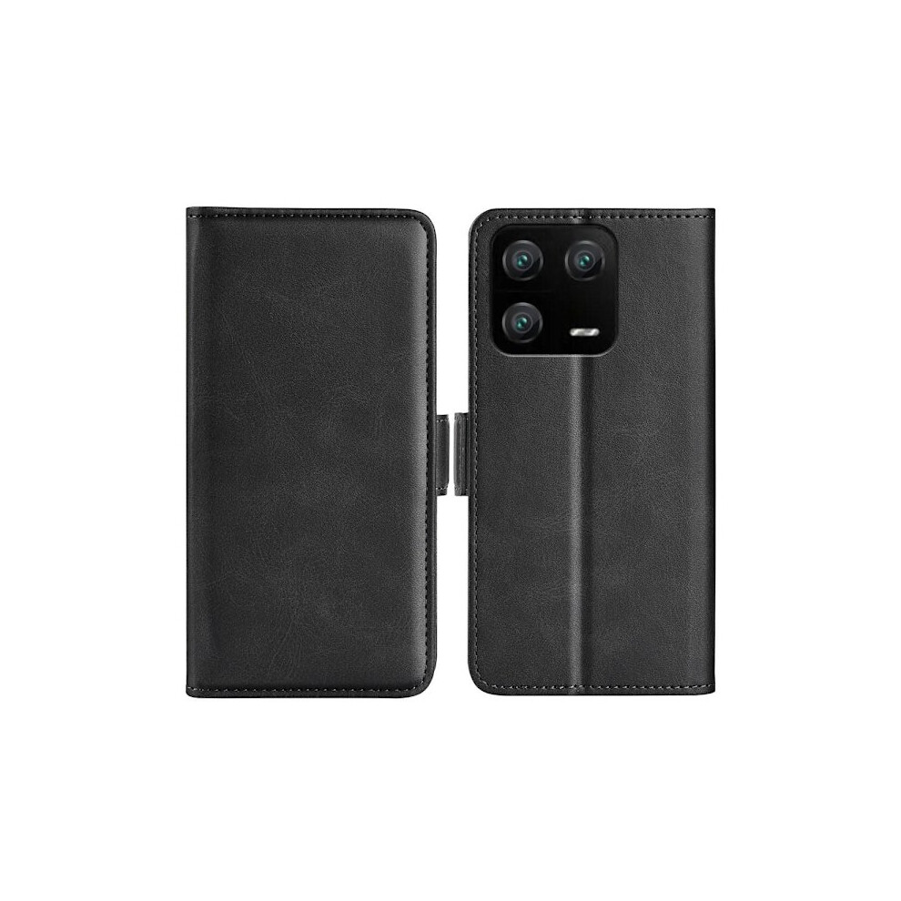 Skalo Compatible With Xiaomi 13 Pro 5G Premium Wallet Case - Black 9071309651867